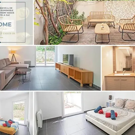 Le P'tit Rimbaud, 6 Pers, Parking Privé, Jardin,wifi Montpellier